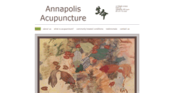 Desktop Screenshot of annapolisacupuncture.com