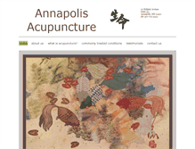 Tablet Screenshot of annapolisacupuncture.com